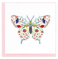 Quilling Card: Floral Butterfly
