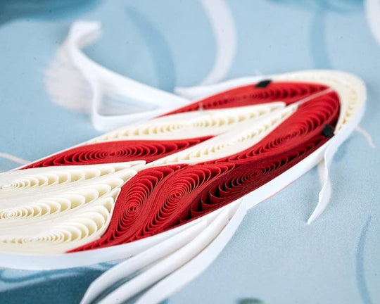 Quilling Card: Koi Fish Pond