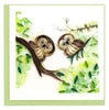 Quilling Card: Owlets
