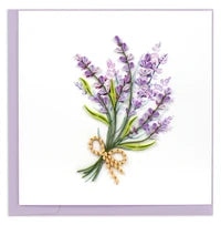Quilling Card: Lavender Bunch