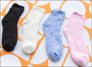 Cozy Collection Cozy Quarter - Black Socks