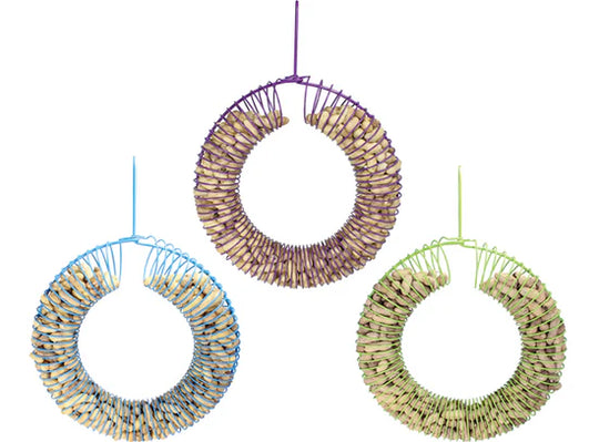 Wreath Peanut Feeder-Assorted Colours