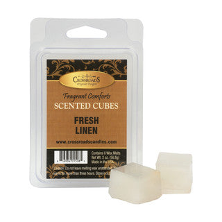 Crossroads Candles Everyday: Fresh Linen Scented Cubes