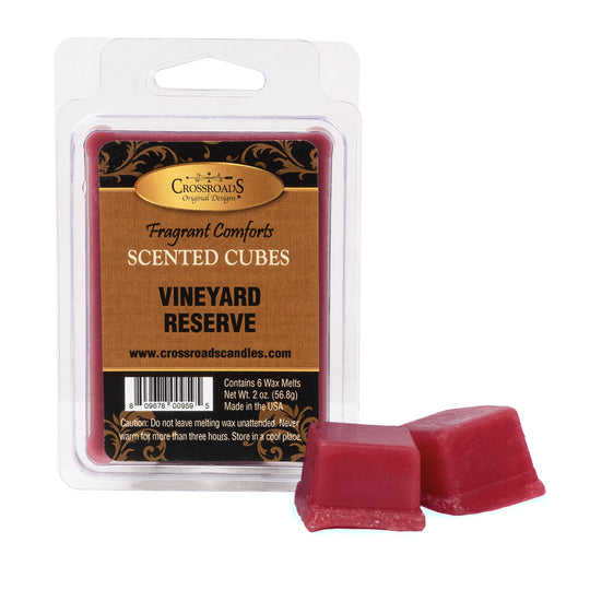 Crossroads Candles Fall:  Vineyard Reserve - Scented Cubes