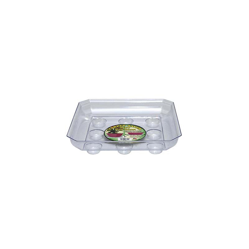 8" Square Clear Carpet Saver