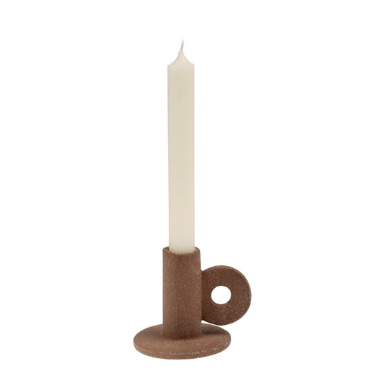 Cruz Candle Holder, Mocha