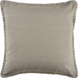 24" x 24" Light Gray Pillow- Everyday Textiles