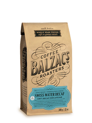 
            
                Load image into Gallery viewer, Balzac’s Swiss Water Decaf Blend 340g
            
        