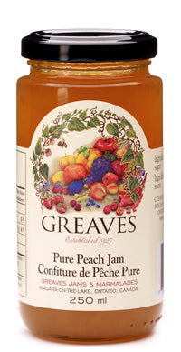 Greaves: Pure Peach Jam (250 ml)