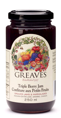 Greaves: Triple Berry Jam (250 ml)