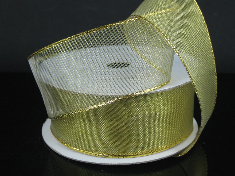 
            
                Load image into Gallery viewer, Metallic Sheer Delight Ribbon - 1.5&amp;quot; x 10 yards
            
        