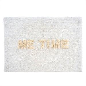 Me Time Bath Mat - White/Beige