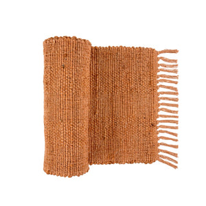 
            
                Load image into Gallery viewer, Tulum Jute Table Runner, Coral
            
        