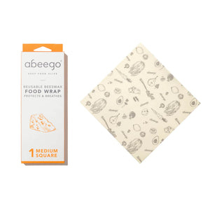 
            
                Load image into Gallery viewer, Abeego Beeswax Food Wrap Medium Square
            
        