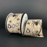 
            
                Load image into Gallery viewer, 2.5&amp;quot;x10yds Boo Spiderwebs Ribbon
            
        
