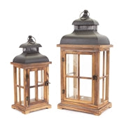 
            
                Load image into Gallery viewer, 22&amp;quot; Lantern - Wood/Metal - Large
            
        
