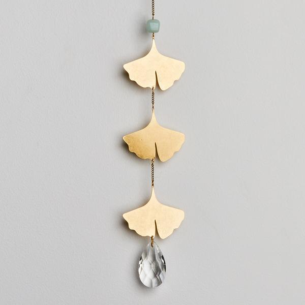 Scout Suncatcher: Botanical Leaf Amazonite