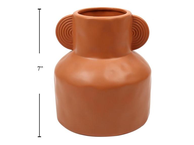 
            
                Load image into Gallery viewer, 6&amp;quot; Este Ceramic Vase - Terra Cotta
            
        