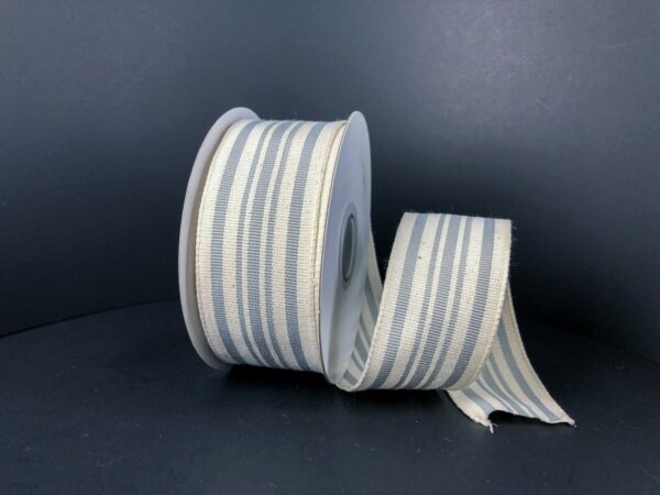 
            
                Load image into Gallery viewer, Woven French Stripes Ribbon - 1.5&amp;quot; x 10 yards
            
        