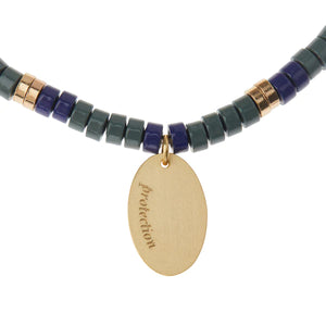 Scout Intention Charm Bracelet - Labradorite/Gold
