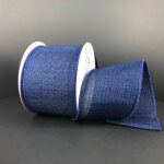 2.5"x10yds Textured Glitter Linen Ribbon (Assorted)