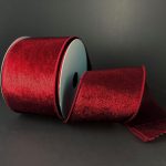 2.5"x10yds Lush Velvet Wired Ribbon (Assorted)