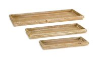 15" Tray Wood - Medium
