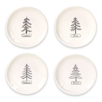 
            
                Load image into Gallery viewer, 6&amp;quot; Stoneware Tree Plate (Assorted)
            
        
