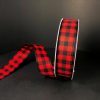 7/8"x10yds Buffalo Check Ribbon (Assorted)
