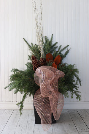 10" Square Winter Planter - Queen Elizabeth Public School