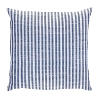 17" Blue White Pillow - Everyday Textiles