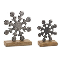 Snowflake On Stand (Multiple Sizes)