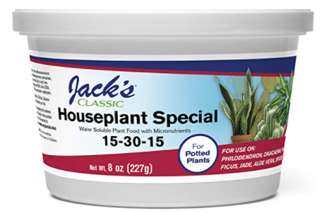 Jack's Houseplant Special Fertilizer 15-30-15   8oz