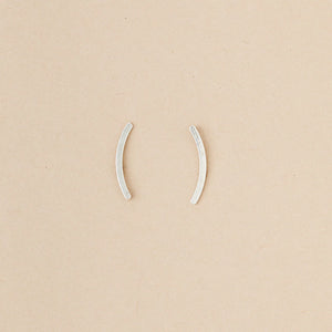 Scout Refined Earring Collection: Comet Curve/Sterling Silver
