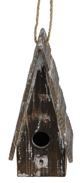 10"x4.5" Old Wood Birdhouse