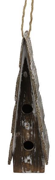 14"x4.5" Old Wood Birdhouse
