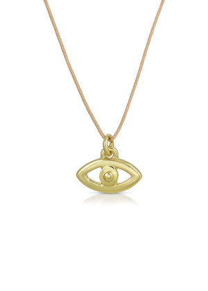 Always Looking Out - Gold Evil Eye Necklace