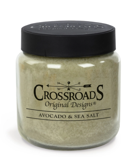 Crossroads Candles Everyday: Avocado & Sea Salt (Multiple Sizes)