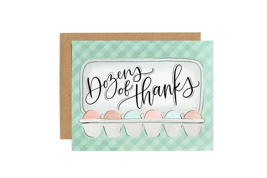 Dozens of Thanks Card