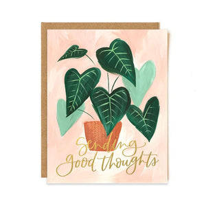 
            
                Load image into Gallery viewer, Green Leaf Good Thoughts Card
            
        