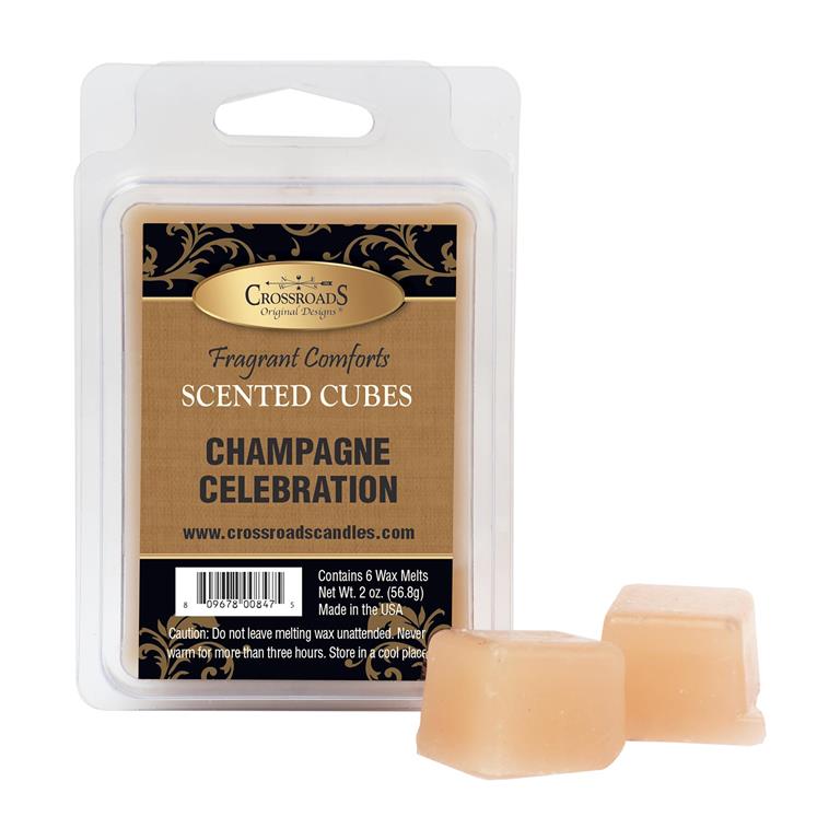 
            
                Load image into Gallery viewer, Crossroads Candles Everyday: Champagne Celebration Scented Cubes
            
        