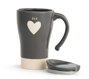 Warm Heart Mugs: Dad Travel Mug