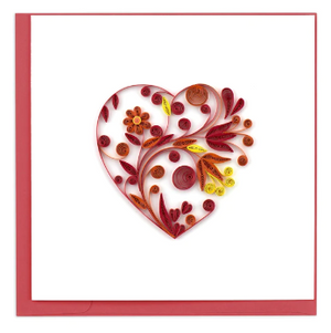Quilling Card: Heart