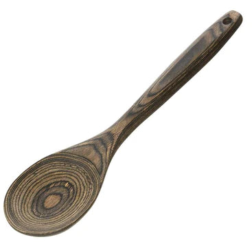 
            
                Load image into Gallery viewer, 12&amp;quot; Black Pakka Wood Spoon
            
        