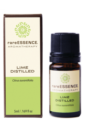 rareESSENCE Aromatherapy: Wild Crafted Lime Distilled 100% Pure Essential Oil