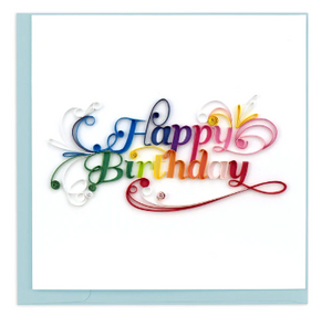 Quilling Card: Happy Birthday