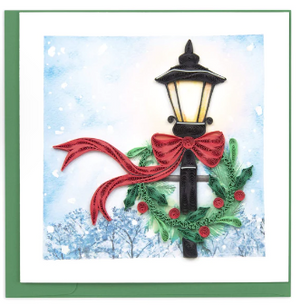 Holiday Lamp Post Card