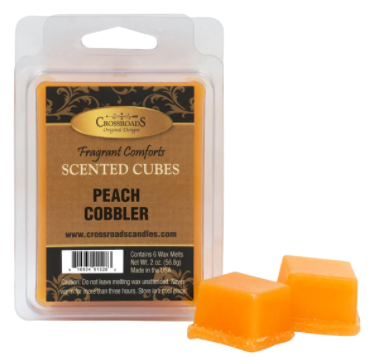 Crossroads Candles Spring/Summer: Peach Cobbler Cubes