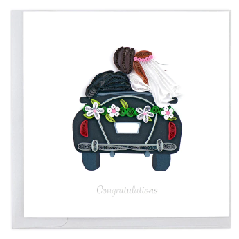 Quilling Card: Just Married