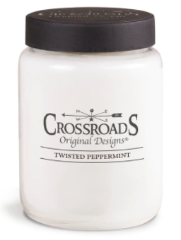 
            
                Load image into Gallery viewer, Crossroads Candles Winter: Twisted Peppermint (Multiple Sizes)
            
        